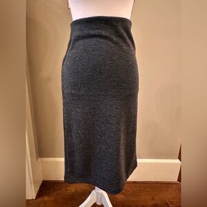 LOFT Charcoal Pencil Skirt